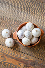 Bunch of solo garlic