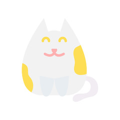 Cute Cat Flat