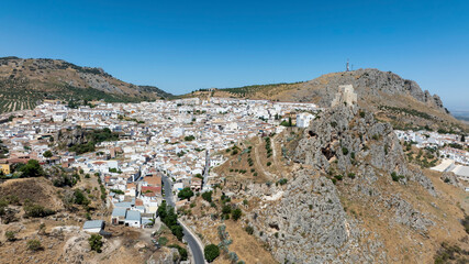 vista aérea del municipio de Luque en la provincia de Córdoba, Andalucía