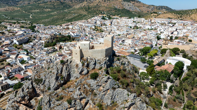 vista a&eacute;rea del municipio de Luque en la provincia de C&oacute;rdoba, Andaluc&iacute;a