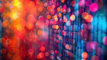 Abstract background with colorful bokeh lights, perfect for modern and vibrant designs.