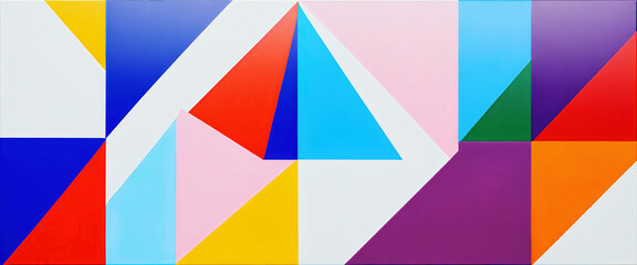 abstract and contemporary illustration with geometric shapes and patterns