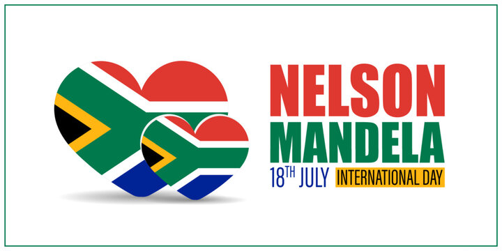 Vector illustration of Nelson Mandela International Day social media feed template