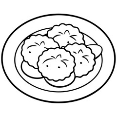 Food, Drink and Sweets coloring pages for kids book