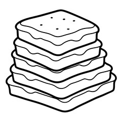 Food, Drink and Sweets coloring pages for kids book