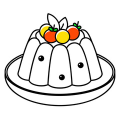 Food, Drink and Sweets coloring pages for kids book