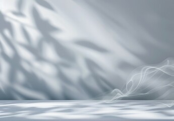 Obraz premium Abstract Gray Background with Light and Shadow