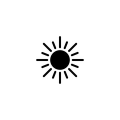 Sun icon vector. Day icon