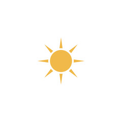 Sun icon. Day icon. Brightness icon