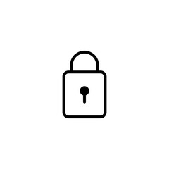 Lock icon. safety icon