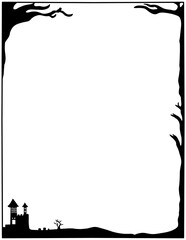 Obraz premium Halloween frame