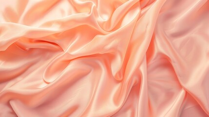 Soft Peach Background for Beauty and Fashion Products Generative AI