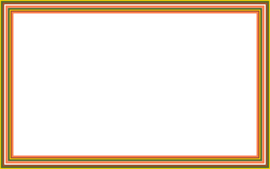 A retro striped frame border design element.