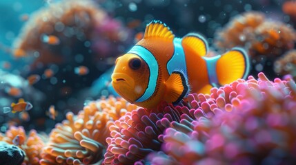 Clownfish Among the Coral