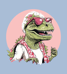 Vector dinosaur illustration 