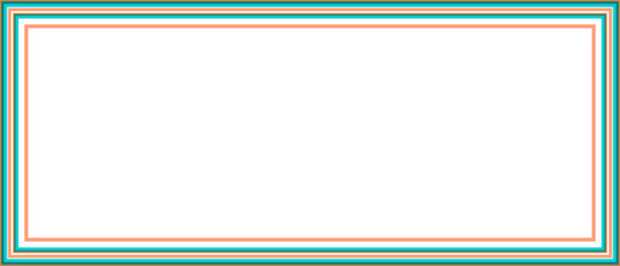 A retro striped frame border design element.