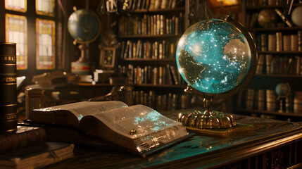 Perspective view of stock market growth, business investing and data concept with digital financial chart graphs, diagrams and indicators, AI