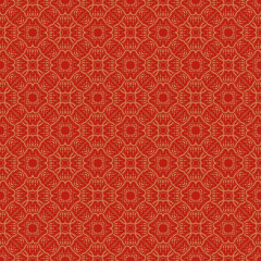 red, gold, flower, china, fabric abstract seamless pattern. design for background, wallpaper, carpet, clothing, batik, textile, embroidery, sarong, interior, floor, curtain, printing