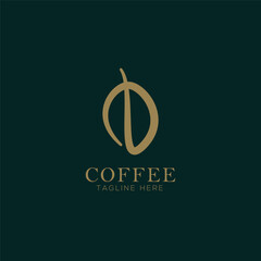 Coffee logo, tangline here, coffee shop
