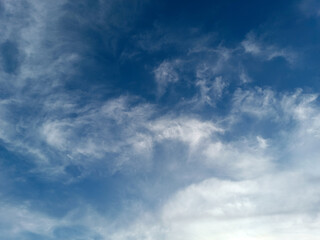 blue sky with clouds