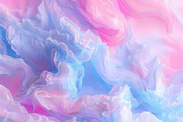 Obraz premium A mesmerizing blend of soft pastel hues merging into a seamless gradient.