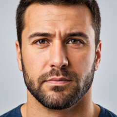 Obraz premium Man with beard looking at camera