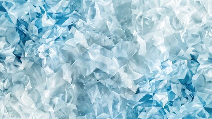 Obraz premium Light blue abstract polygonal pattern design background