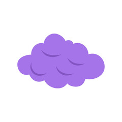 Halloween purple clouds