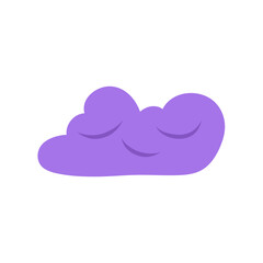 Halloween purple clouds