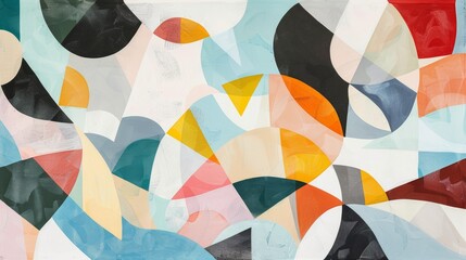 Fototapeta premium Vibrant Abstract Art for Modern Spaces Generative AI