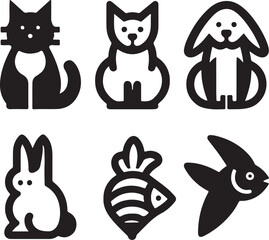 Pet Icons Illustrator Artwork