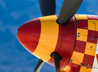 colorful propeller hub