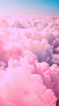 vaporwave pink sky with clouds 9x16 portrait for insta stories or snapchat graphics background