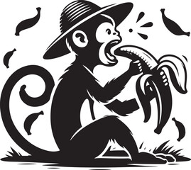 black and white shark