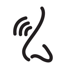 Nasal Pain Icon Ideal for Medical and Healthcare Designs