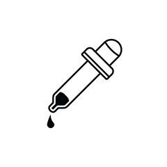 eye drops icon illustration