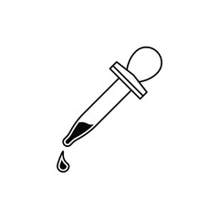 eye drops icon illustration