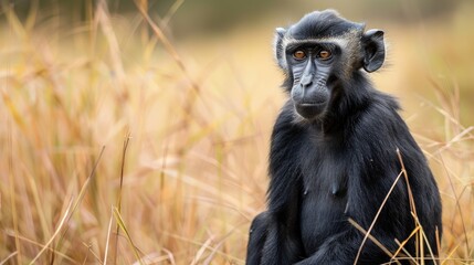 Obraz premium A primate at an African wildlife park