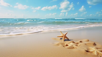 starfish on the beach