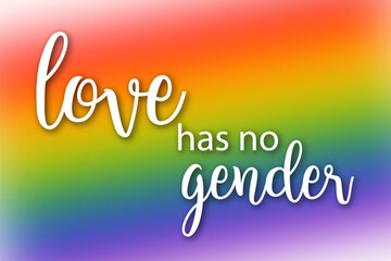 Love has no gender LGBTQ quote