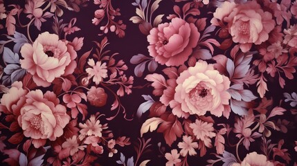 Close-up texture of natural colorful, bright fabric, cloth background, purple folk ornament background