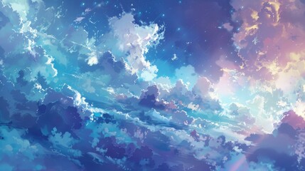 Fototapeta premium Sky clouds