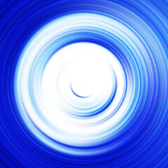Colorful radial motion effect. Abstract rounded background. Color curves and sphere.