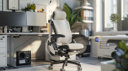 Ergonomic and assistive tools foster inclusivity in the workplace, empowering employees with adaptive technology close-ups.