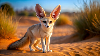 Fennec Desert Fox Vulpes zerda, World Wildlife Day, March