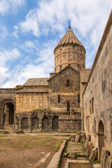 The Tatev Monastery, 9th-century Armenian Apostolic Christian monastery, Armenia.