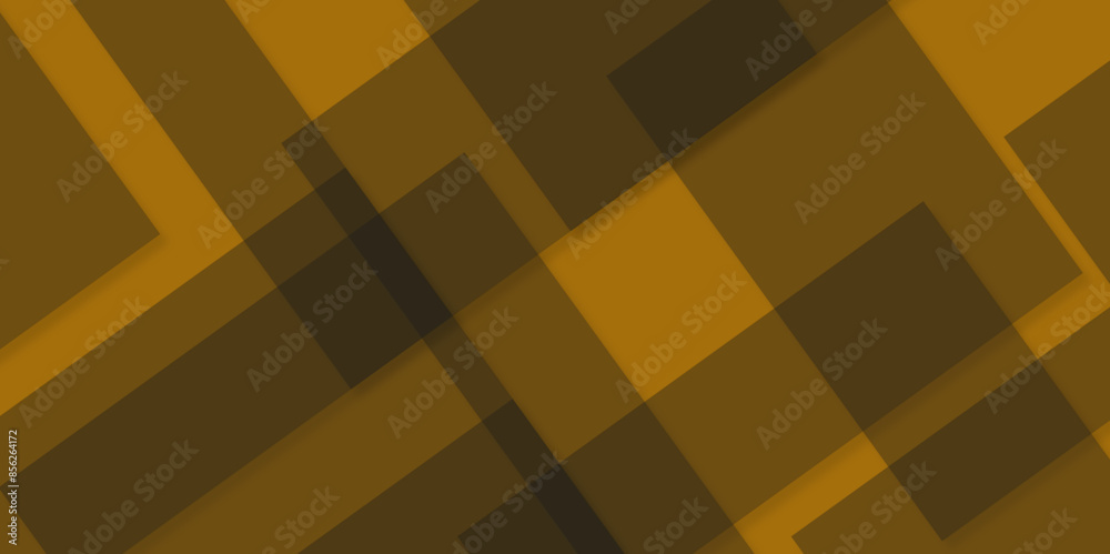 Wall mural Abstract orange vector background in polygonal style. Modern and creative design with orange boxes and orange rectangle business card. Abstract geometric colorful light background. texture design. - Wall murals