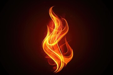 Repeated image of bright flame on dark background.