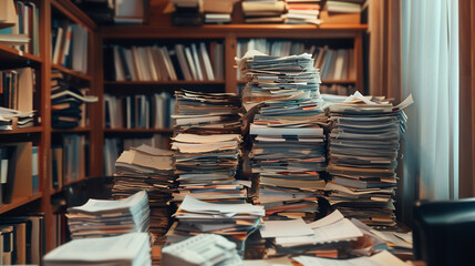 Overflowing Job Applications Representing Competitive Market