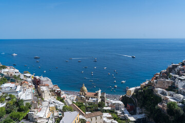 View of sea from Positano Italy